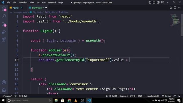 Sign Up Authentication System Using Axios Post | React Sign Up Form смотреть онлайн