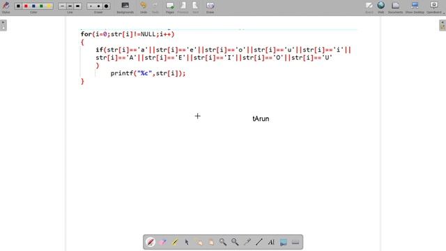 c program to print vowels of a string смотреть онлайн