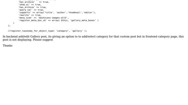 Wordpress: Default Category Page not showing custom post type which has taxonomy category смотреть онлайн