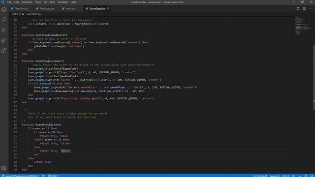 CS50G - assignment 1 - Flappy Bird - Full смотреть онлайн