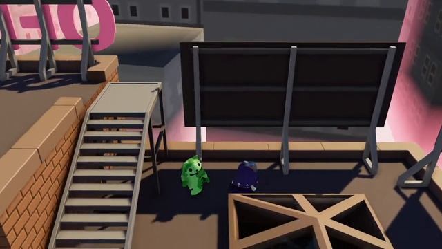 ??#Gangbeasts#игры#PS4#         Играю в Gang Beasts на PS4 в одиночную битву!??