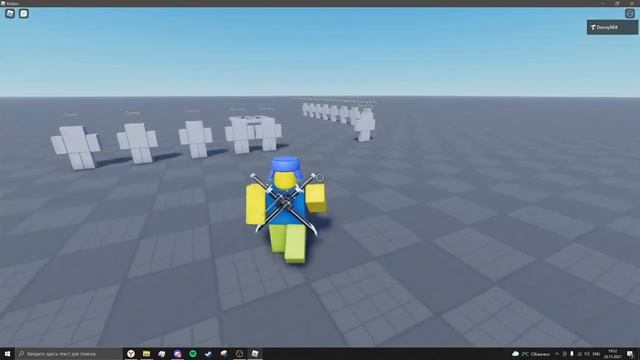 Revamped Roblox combat system showcase. смотреть онлайн