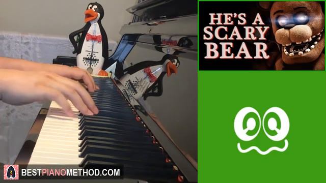 FNAF SONG - He's A Scary Bear - Fandroid (Caleb Hyles) (Piano Cover By Amosdoll)
