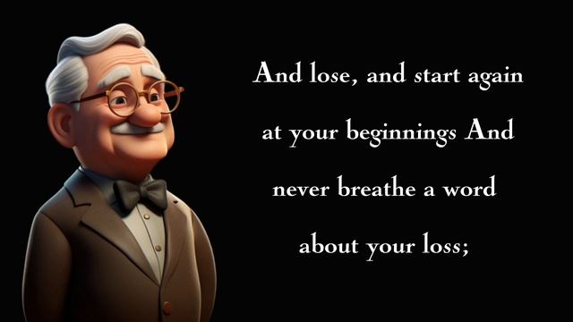 IF by Rudyard Kipling - Read by Arthur McAuthor (An Inspirational Poem) смотреть онлайн