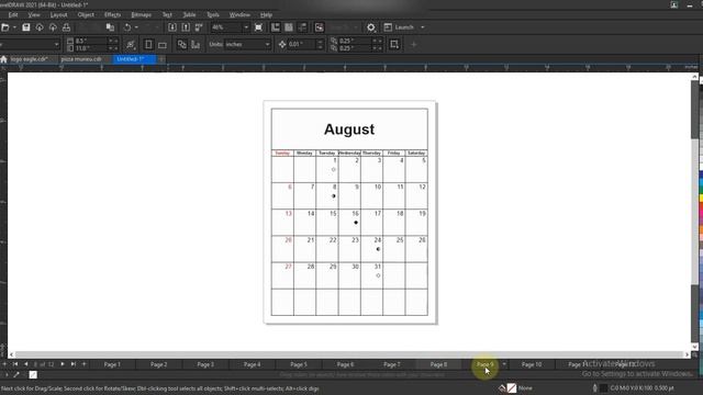 How to Auto Generate 2023 Calander In Coreldraw - Learn with Ahsan Sabri смотреть онлайн
