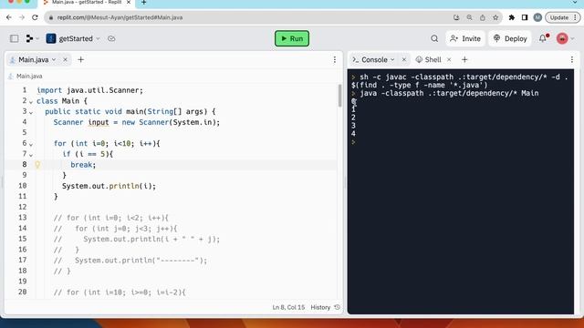 15. Java break and continue смотреть онлайн