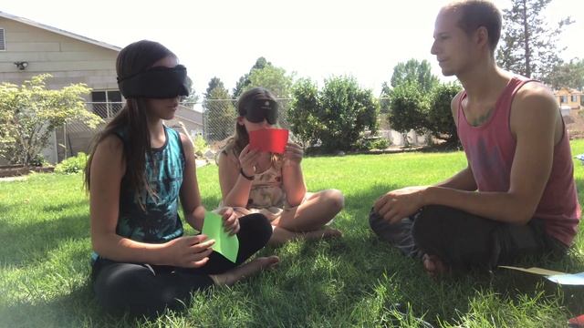 Day 1 Blindfolded Sight Backyard Lesson. Third Eye Activation. смотреть онлайн