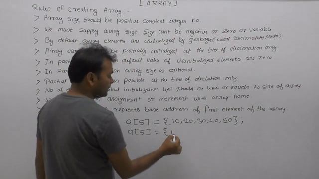Array Rules| Rules for creating array in c|array properties| Characteristics of array| Part774 смотреть онлайн