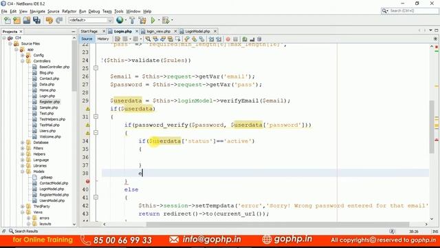 #33 Login form in Codeigniter 4 смотреть онлайн