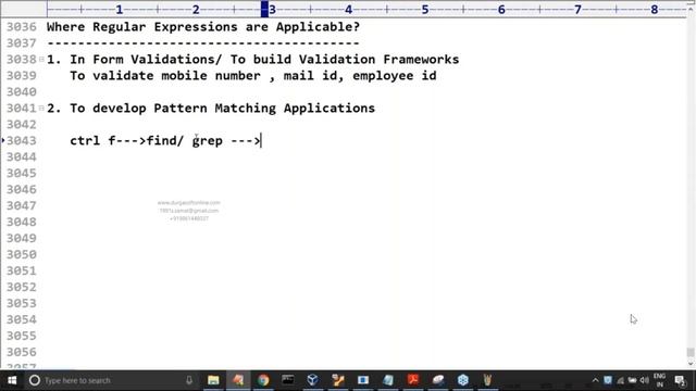 Session 28 Regular Expressions and Wild card Characters Theory смотреть онлайн