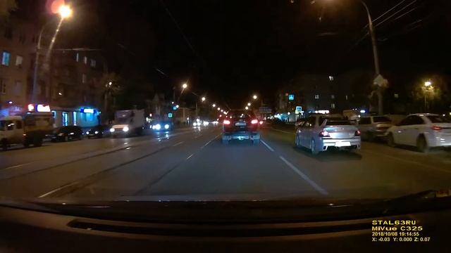 Видеорегистратор Mio MiVue C325 - ночная съёмка смотреть онлайн