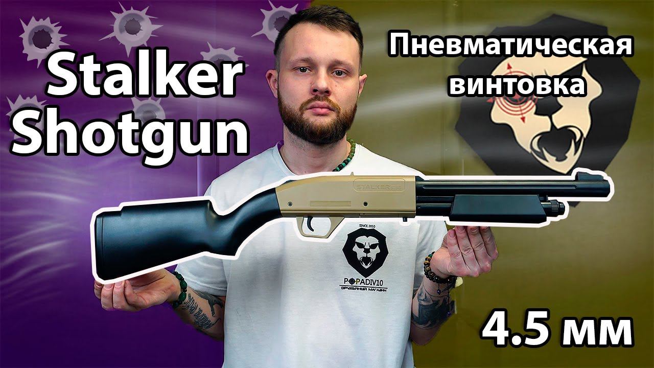 Пневматическая винтовка Stalker Shotgun 4.5 мм Видео Обзор смотреть онлайн