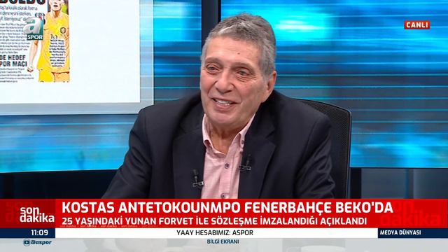 Kostas Antetokounmpo Fenerbahçe Beko'da / A Spor / Medya Dünyası / 19.12.2022