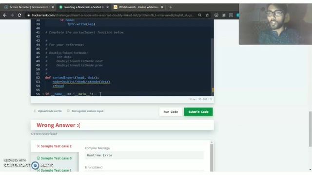 Problem 3: Insertion of a node to a sorted Doubly #LinkedList #StayHome #StaySafe #Datastructures смотреть онлайн