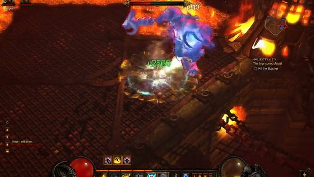 Diablo 3: The Butcher on Hell Difficulty смотреть онлайн
