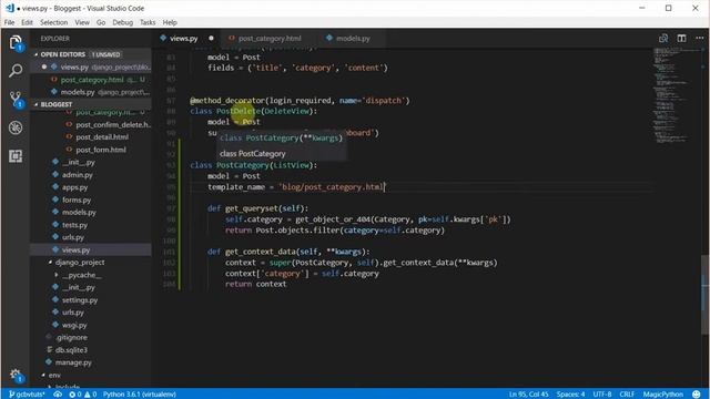 Posts By Category - Try Django Class Based Views by building a blog - Part 5 смотреть онлайн