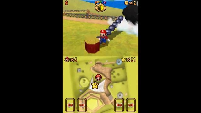 Super Mario 64 DS - Bob-omb Battlefield Star 7 - Behind The Chain-Chomp's Gate смотреть онлайн