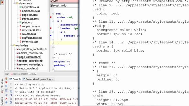 Day 30 - Ruby on Rails 3 - Syntactically Awesome Stylesheets (SASS) in Rails смотреть онлайн