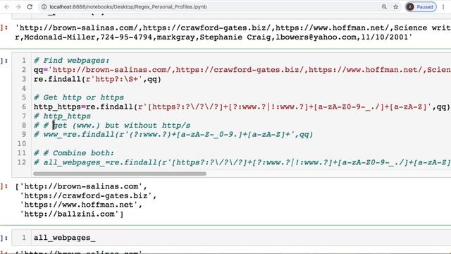 HOW TO USE REGULAR EXPRESSIONS (Regex): To PARSE PERSONAL PROFILES with Python смотреть онлайн