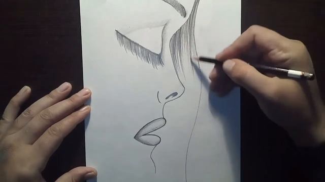 Kак рисовать девушку карандашом\how to draw a girl with a pencil смотреть онлайн
