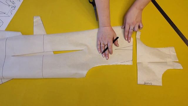 ПЛАТЬЕ ПРОСТОГО КРОЯ С ВТАЧНЫМ РУКАВОМ / МОДЕЛИРОВАНИЕ / РАСКРОЙ #платье  #своимируками #хобби