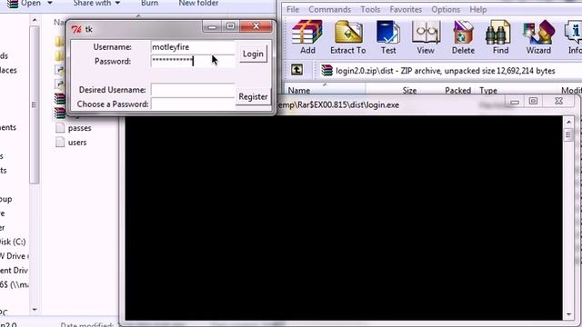 Login Screen v. 2.0 Written in Python смотреть онлайн