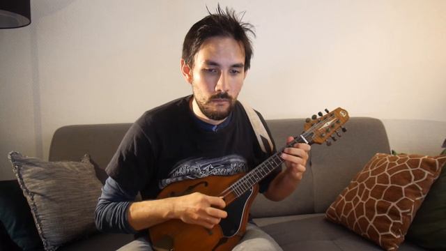 Blind Guardian - Born In A Mourning Hall (mandolin cover) - IFTOS contest смотреть онлайн