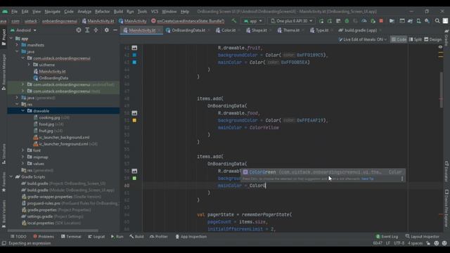 Onboarding Screen UI using jetpack compose | Android Studio tutorial | UI Stack | ViewPager смотреть онлайн