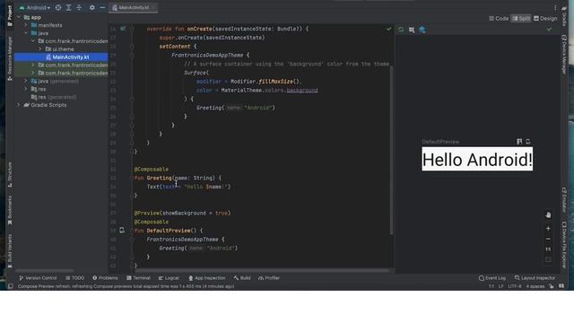 Creating android jetpack compose application смотреть онлайн