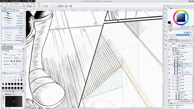 Скоростное рисование манги "У Бога закончились души." в Manga studio 5 Ч.2 смотреть онлайн