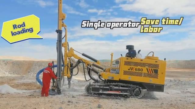 САМОХОДНЫЙ КИТАЙСКИЙ БУРОВОЙ СТАНОК #JC #JK #Jk #drilling #компрессор #atlascopco смотреть онлайн