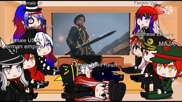 Countryhumans react to Death Korps of Krieg смотреть онлайн