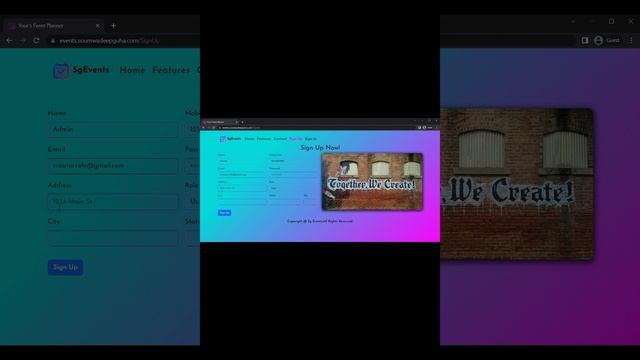 Overview Of Sg Events Web App Created Using Latest Next.Js And Appwrite Cloud. смотреть онлайн