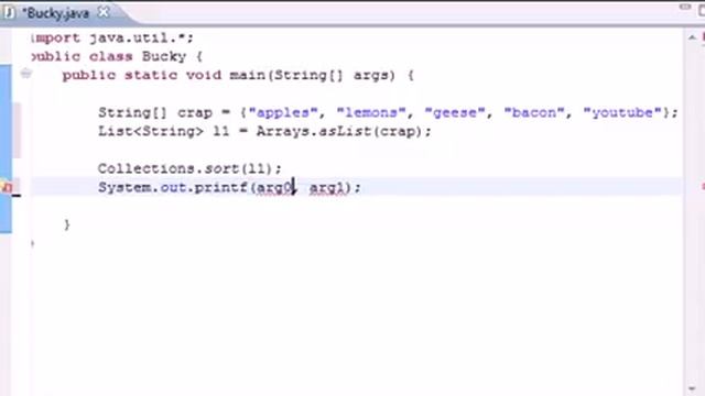 Java Level 2 Tutorial9 Collections Method sort смотреть онлайн