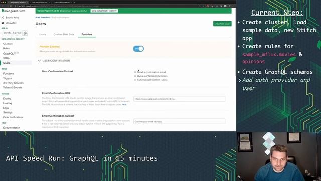 MongoDB Stitch GraphQL Speedrun смотреть онлайн