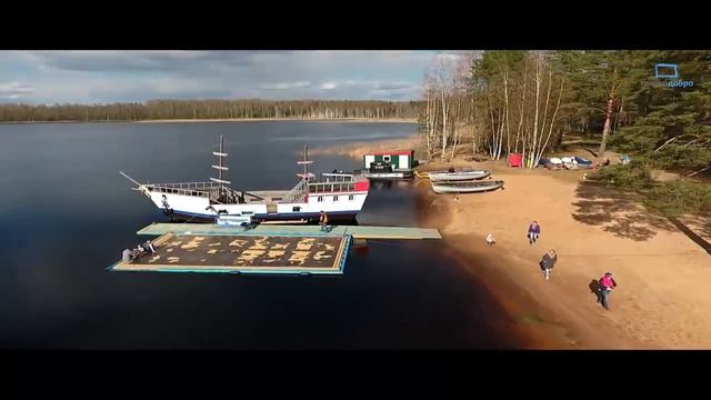 Аэросъемка, детские развлечения,красивое и необычное место, ДФ Парус, база отдыха смотреть онлайн