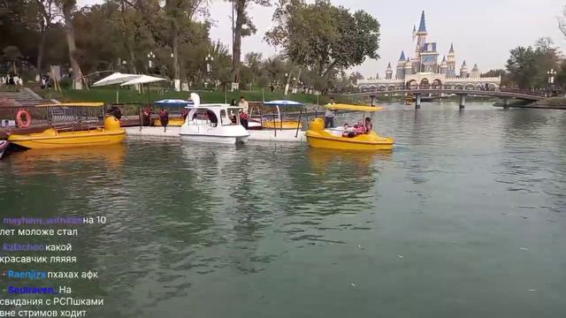 Ташкент - Катаюсь на лодке в Национальном парке Узбекистана и еду в Худжанд, Таджикистан. IRL STREA смотреть онлайн