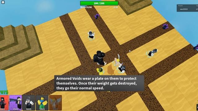 Roblox Arena : Tower Defense Ancient Dunes Easy mode смотреть онлайн