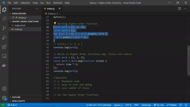 Higher Order functions In JavaScript смотреть онлайн