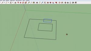 Из контуров песочница SketchUp