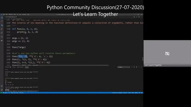 Function Arguments and Lambda Function - Python Community Discussion(21-07-2020) смотреть онлайн