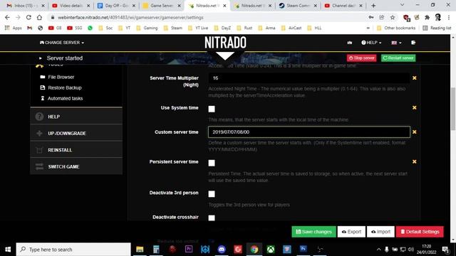 DayZ Console Modding Beginners Guide: Server Basic Settings, Time, Date, Night Light, Build Anywher смотреть онлайн