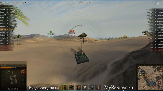 WOT: Песчаная река - КВ-13 смотреть онлайн