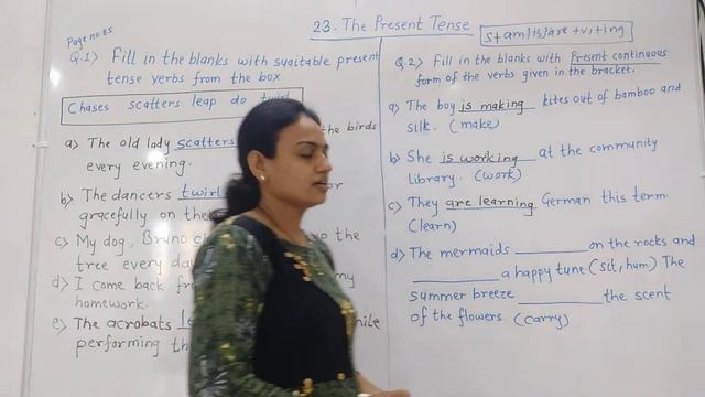 Class 4-English-The Present Tense -exercise( Part-3) смотреть онлайн