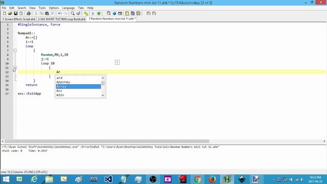 AutoHotkey Mini Tutorial #11 [Random Numbers] смотреть онлайн