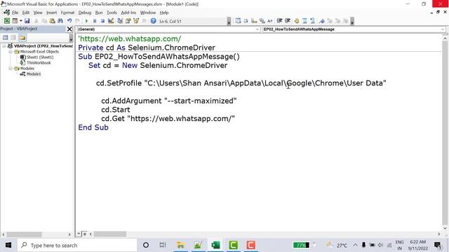 How to Send a WhatsApp Message | WhatsApp Automation | Advanced VBA in Hindi смотреть онлайн