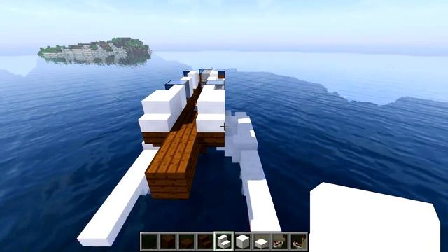 Лучший САМОЛЕТ В MINECRAFT (с мотором, амфибия) смотреть онлайн