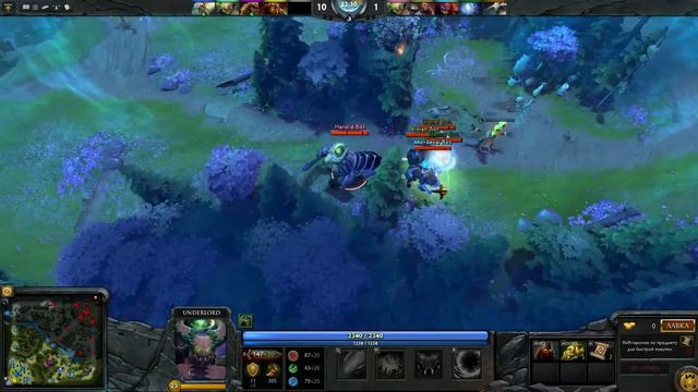 Баг на Underlord (Dota 2)! смотреть онлайн