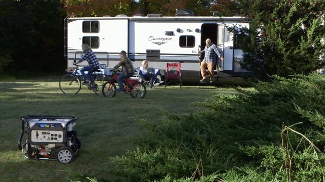 Quipall 5250DF Dual Fuel Gas Portable Generator with Electric Start смотреть онлайн