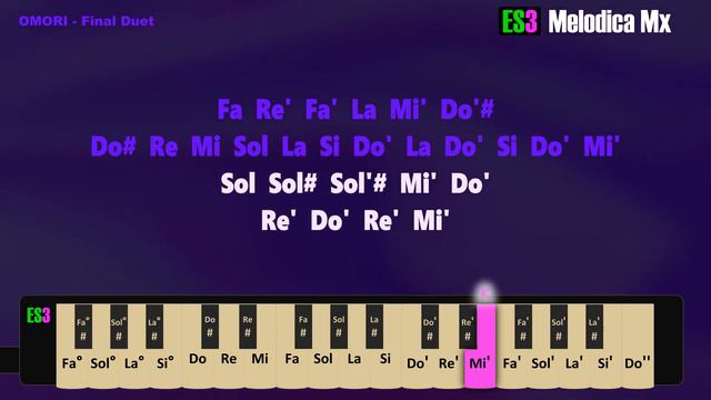 OMORI - Final Duet Melodica Con Notas. смотреть онлайн